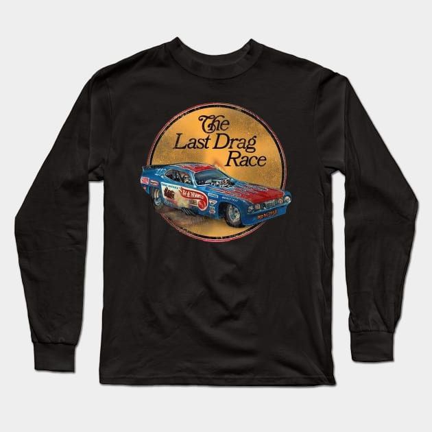 1972 The Last Drag Race Long Sleeve T-Shirt by tiwkokon